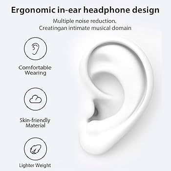 Amazon.com: 2 Packs (White & Black) Round Hole Wired Earbuds